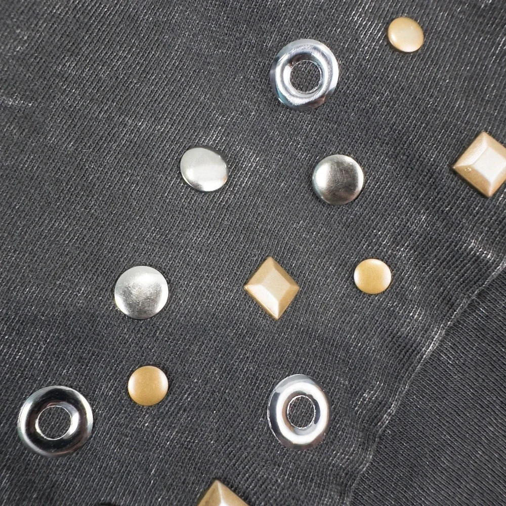 Harley Davidson Womens XL Marquette MI Forever Bald Eagle Studded 3/4 Sleeve Top - Picture 14 of 16